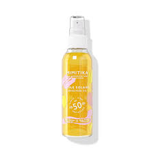 MIMITIKA- Huile solaire protectrice corps SPF50 150ml