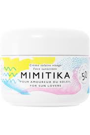 MIMITIKA- Crème solaire visage spf50
