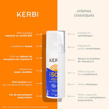 KERBI- crème solaire bébé enfant spf 50 100g