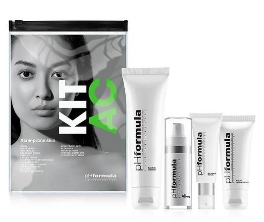 Kit de soins à domicile pHformula AC (acné) en 4 étapes