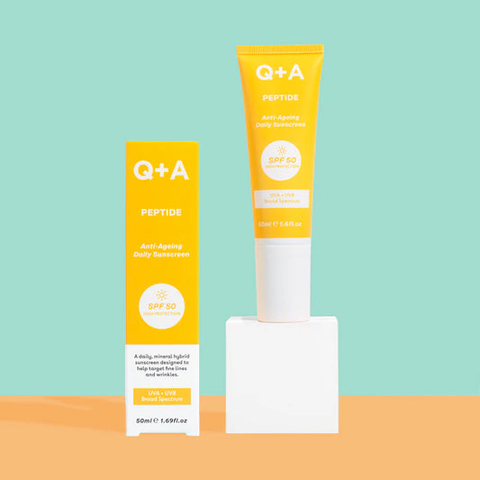 Q+A - Peptide SPF 50 Crème Solaire Anti-age Quotidienne 50ml